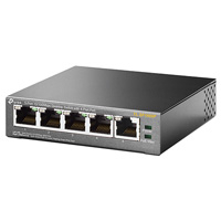 SWITCH | TP-LINK | TL-SF1005P | 5 PUERTOS | NO ADMINISTRABLE | CON 4 PUERTOS POE | PARA ESCRITORIO TP LINK TL-SF1005P