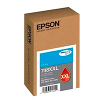 CARTUCHO EPSON MODELO T748XXL CYAN, PARA WF-6090, WF-6590, A