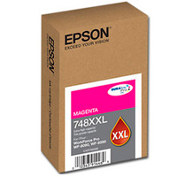 CARTUCHO EPSON MODELO T748XXL MAGENTA, PARA WF-6090, WF-6590, ALTA CAPACIDAD, RENDIMEINTO DE 7,000 IMPRESIONES, COSTO PP $0.18C