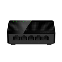 SWITCH TENDA SG105, 5 PUERTOS 10 / 100 / 1000MBPS VELOCIDAD DE TRANSMISION DE HASTA 2000 MBPS GIGABIT 724HRS TENDA SG105