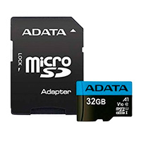 MEMORIA ADATA MICRO SDXC/SDHC 32GB UHS-I 100MB/25MB CLASE 10 V10 A1 C/ADAPTADOR (AUSDH32GUICL10A1-RA1)