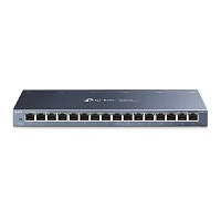SWITCH | TP-LINK | TL-SG116 | 16 PUERTOS RJ45 GIGABIT 10 / 100 / 1000 | NO ADMINISTRABLE | CARCASA METALICA | PARA ESCRITORIO O PARED TP LINK TL-SG116