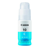 BOTELLA DE TINTA CANON GI-10C CYAN,TINTA CONTINUA,RENDIMIENTO 7700 PAGINAS,COMPATIBLE G6010,G5010,GM2010