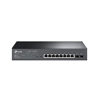 SWITCH TP-LINK SG2210MP GIGABIT ADMINISTRABLE OMADA SDN 8 PUERTOS POE CAPA 2 CON 2 RANURAS SFP GIGABIT 802.3AT / AF 150W PARA ESCRITORIO O RACK TP LINK SG2210MP,TL-SG2210MP