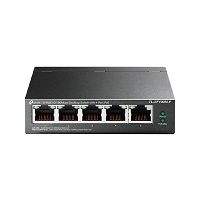 SWITCH | TP-LINK | TL-SF1005LP| 5 PUERTOS RJ45 10 / 100 MBPS | NO ADMINISTRABLE |CON 4 PUERTOS POE | PARA ESCRITORIO TP LINK TL-SF1005LP