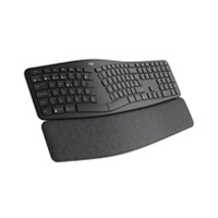 TECLADO LOGITECH ERGO K860 PARTIDO INALÁMBRICO USB BLUETOOTH 5.0 MULTIDISPOSITIVOS UNIFYING HASTA 10 MTS DE DISTANCIA PARA PC/MAC