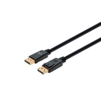 CABLE DISPLAYPORT,MANHATTAN,355575,V1.4 M-M, 2.0M NEGRO 8K60HZ MANHATTAN 355575