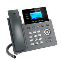 TELEFONO IP GRANDSTREAM GRP2603/ 3 CUENTAS SIP 6 LINEAS P. LCD 2 PUERTOS 10/100/