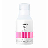 BOTELLA DE TINTA CANON GI-16 MAGENTA,RENDIMIENTO 9,000 PAGINAS,COMPATIBLE MAXIFY GX7010,MAXIFY GX6010,MAXIFY GX5010