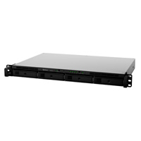 NAS SYNOLOGY RS422+ /4 BAHIAS RACK 1U/ DOBLE NUCLEO 2.6GHZ /2GB DDR4 /LAN GIGABI