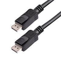 CABLE DE 3M DISPLAYPORT CERTIFICADO 1.2 4K CON CIERRE DE SEGURIDAD - 2X MACHO DP - STARTECH.COM MOD. DISPLPORT10L STARTECH.COM DISPLPORT10L