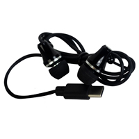 AUDIFONOS ALAMBRICOS CONECTOR TIPO C PERFECT CHOICE GLISSANDO - NEGRO
