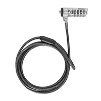 CANDADO DE SEGURIDAD TARGUS ASP61LA T-LOCK RESETTABLE COMBO CABLE LOCK COLOR NEGRO