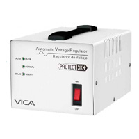 REGULADOR AUTOMATICO DE VOLTAJE VICA PROTECT 3K 3000VA / 1800W, 4 TOMAS NEMA 5-15R REGULADAS Y CON SUPRESOR DE PICOS, 3 AÑOS DE GARANTIA