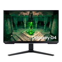 MONITOR LED SAMSUNG 25 PULGADAS  / G4 ODYSSEY GAMER /  FHD(1920 X 1080) /  IPS  /  WIDESCREEN  / PLANO  /  HDMI  /  DP  /  240HZ  /  NEGRO. SAMSUNG LS25BG400ELXZX