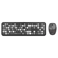 KIT ACTECK  TECLADO Y MOUSE INALAMBRICO CREATOR CHIC MK475 /