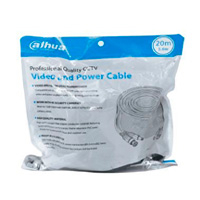 CABLE SIAMES / DAHUA /  DH-PFM942I-20-5 / CABLE DE 20 METROS ARMADO PARA VIDEO Y ENERGA /  PARA CAMARAS HASTA 4K /  CON CONECTORES BNC Y DE ENERGA /  USO EXTERIOR E INTERIOR /  COBRE DE ALTA PUREZA / 