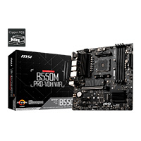 MB MSI B550 AMD S-AM4 3A GEN/4XDRR4 3200MHZ/PCIE 4.0/HDMI/DVI/4XUSB 3.2/M.2/WIFI-AC/BLUETOOTH 4.2/ MICRO ATX/GAMA MEDIA