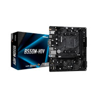 MB ASROCK B550M HDV AMD AM4 / 64 GB DDR4 4733+ OC /1 PCIE 4.0 X 16/ 1 PCIE 3.0 X 1 / 1 HYPER M.2 / 4 SATA 3 / 6 USB 3.2 / HDMI 2.1 4K /