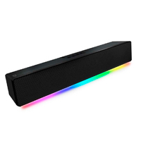 BOCINA GAMER BALAM RUSH GLIMM BAR BG585 / INALAMBRICA / BLUETOOTH - CONEXION TWS 3.5 MM / RADIO FM - TF / SONIDO ESTEREO / 10 W / RECARGABLE / ILUMINACION LED / NEGRO / BR-936958