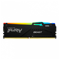 MEMORIA RAM KINGSTON DIMM DDR5 16GB 5600MT/S FURY BEAST BLACK EXPO RGB CL36 288PIN 1.25V C/DISIPADOR DE CALOR P/PC/GAMER/ALTO RENDIMIENTO KF556C36BBEA-16