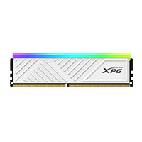 MEMORIA XPG SPECTRIX D35G UDIMM DDR4 16GB PC4-25600 3200MHZ CL16 288PIN 1.35V RGB CON DISIPADOR PC/GAMER COLOR BLANCO AX4U320016G16A-SWHD35G