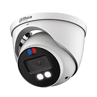 CAMARA/ DAHUA/ HAC-ME1509H-A-PV-S2DOMO TIOC DE 5 MP/ ILUMINADOR DUAL INTELIGENTE/LENTE 2.8MM/111 DE APERTURA/40 MTS DE ILUMINACIN VISIBLE E IR/ESTROBO DE LUZ ROJA Y AZUL/ SUPER ADAP/MICROFONO IN