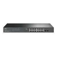 SWITCH | TP-LINK | SG2218P | 16 PUERTOS POE+ | 2 PUERTOS SFP