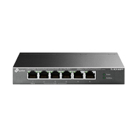 SWITCH | TP-LINK | TL-SG1006PP | SWITCH GIGABIT | 5 PUERTOS | 3 PUERTOS POE+ | 1 PUERTO POE++ | HASTA 250M | CARCASA METAL | POTENCIA POE 64W | IDEAL PARA VIDEOVIGILANCIA TP LINK TL-SG1006PP