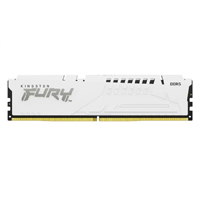 MEMORIA RAM KINGSTON DIMM DDR5 16GB 6000MT/S FURY BEAST WHITE EXPO CL30 288PIN 1.4V C/DISIPADOR DE CALOR P/PC/GAMER/ALTO RENDIMIENTO KF560C30BWE-16