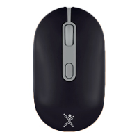 MOUSE RECARGABLE 2.4GHZ+BT COLORI CLIC SILENCIOSO - NEGRO PERFECT CHOICE