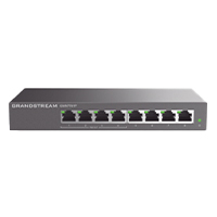 SWITCH GRANDSTREAM GWN7701P /  SWITCH POE GIGABIT NO ADMINISTRABLE  /  8 PUERTOS 10 / 100 / 1000 MBPS  /  4 PUERTOS POE  /  HASTA 60W GRANDSTREAM GWN7701P
