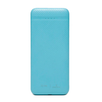 POWER BANK 10,000 MAH CARGA RAPIDA 22.5W CON CABLE USB-C INTEGRADO, BOLT AZUL PERFECT CHOICE