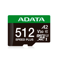 MEMORIA ADATA MICROSDXC SPEED PLUS 512GB CL10 CON ADAPTADOR 