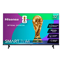 TELEVISION 32 PULGADAS LED HISENSE 32A4NV SMART VIDAA RESOLUCION HD, DTS VIRTUAL X, HDMI-EARC, WIFI