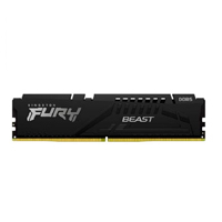 MEMORIA RAM KINGSTON DIMM DDR5 16GB 5600MT/S FURY BEAST BLACK EXPO CL36 288PIN 1.25V C/DISIPADOR DE CALOR P/PC/GAMER/ALTO RENDIMIENTO KF556C36BBE-16
