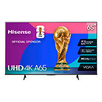 TELEVISION 65 PULGADAS LED HISENSE 65A65NV SMART VIDAA, 4K UHD, DOLBY VISION HDR10, DTS VIRTUAL X, WIFI