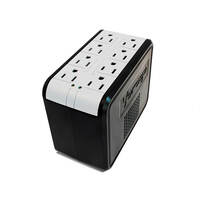 REGULADOR DE VOLTAJE / VORAGO / AVR-200, 1,400VA 650W 8 CONTACTOS