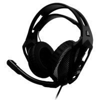 DIADEMA / GAME FACTOR / HSG500, MICRÓFONO REMOVIBLE, 3.5MM, ULTRA LIGERAS, CARBON FIBER