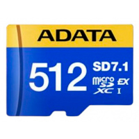 MEMORIA ADATA MICRO SDXC SD7.1 EXPRESS TARJETA PREMIER EXTREME 512GB C/ADAPTADOR, PARA CAMARA,LAPTOP,PC,NINTENDO SWITCH 2 (UD512GEX3L1-C)
