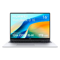 HUAWEI MATEBOOK D 16 / INTEL CORE I5 1245H, 16GB,1TB /1 HDMI / DISPLAY 16 1920 × 1200,/ WINDOWS 11 HOME /