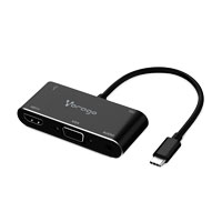 CONVERTIDOR VORAGO 5 EN 1 ADP-350 USB TIPO C A HDMI,VGA,USB 3.0,JACK 3.5MM,PD