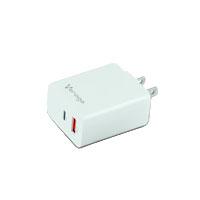 CARGADOR PARA PARED AU-350 QUICK CHARGE 3.0A PD 20W USB A Y TIPO C BLANCO
