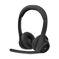 AUDIFONOS DIADEMA LOGITECH ZONE 305 FOR BUSINESS INALAMBRICOS RECARGABLE TYPE C NEGRO LOGITECH 981-001452
