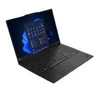 LAPTOP LENOVO THINKPAD E16 GEN 3  /  CORE ULTRA 7 258V 2.2GHZ  /  32GB DDR5  /  512GB SSD  /  16 WUXGA 1920X1200  /  NEGRO  /  WIN 11 PRO  /  1YR EN SITIO LENOVO 22B0000DLM