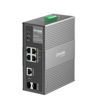 TP LINK SWITCH INDUSTRIAL DE 6 PUERTOS GIGABIT CON GESTION SENCILLA, 3 PUERTOS POE+ Y 1 PUERTO POE++ TP LINK IES206GPP