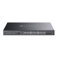 TP LINK SWITCH SG5428XMPP ADMINISTRABLE L3 APILABLE POE++ DE 24 PUERTOS CON 4 RANURAS DE 10G TP LINK SG5428XMPP