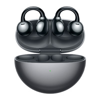 HUAWEI FREECLIP, AUDIFONO INALAMBRICOS, DISENO ESTETICO INNOVADOR, GRAN DURACION DE BATERIA, CANCELACION DE RUIDO EN LLAMADAS POR IA, RESISTENCIA IP54 AL POLVO Y A SALPICADURAS DE AGUA, COLOR NEGRO  H