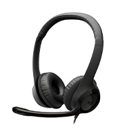 AUDIFONOS DIADEMA LOGITECH H390 SUPRESION DE RUIDO CONTROL DE VOLUMEN USB NEGRO