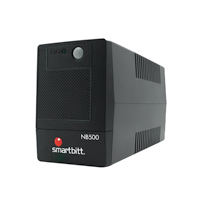 NO BREAK INTERACTIVO SMARTBITT  SBNB500  500VA / 250W, CLAVIJA NEMA 5-15P, 4 CONTACTOS, TIPO NEMA 5-15R, TODOS CON RESPALDO DE BATERIAS, REGULACION Y SUPRESION DE PICOS.